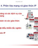 Mạng số liệu - Chương 4. Phân lớp mạng và giao thức IP