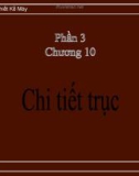 Bài giảng môn Cơ sở thiết kế máy (Phần 3): Chương 10 - Trần Thiên Phúc