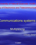 Communications systems - Multiplexing