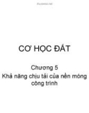 Bài giảng Cơ học đất: Chương 5 - ThS. Phạm Sơn Tùng