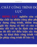 Địa chất công trình động lực