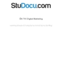 Tài liệu ôn thi Digital Marketing