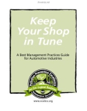 Keep Your Shop in Tune A Best Management Practices Guide for Automotive Industries