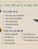 Bài giảng Địa chất công trình: Chương 3 - Trần Khắc Vĩ