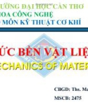 Bài thuyết trình sức bền vật liệu- Chương 4