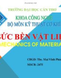 Bài thuyết trình sức bền vật liệu- Chương 1