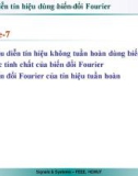 Bài giảng Tín hiệu và hệ thống: Lecture 7 – Trần Quang Việt