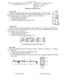 Đề thi kết thúc học phần học kì 2 môn Sức bền vật liệu năm 2020-2021 có đáp án - Trường CĐ Kỹ thuật Cao Thắng (Hệ Cao đẳng các ngành)