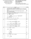 Đáp án đề thi cuối kỳ I năm học 2019-2020 môn Vật liệu bán dẫn - ĐH Sư phạm Kỹ thuật