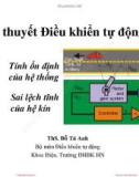 Bài giảng Lý thuyết điều khiển tự động: Bài 5 - ThS. Đỗ Tú Anh