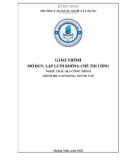 Giáo trình Lập lưới khống chế thi công (Nghề: Trắc địa công trình - Cao đẳng) - Trường Cao đẳng nghề Xây dựng