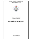 Giáo trình Trát vữa trộn đá - Trường Cao đẳng nghề Đồng Tháp