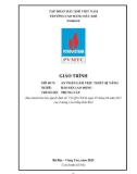 Giáo trình An toàn làm việc thiết bị nâng (Nghề: Bảo hộ lao động - Trung cấp) - Trường Cao Đẳng Dầu Khí