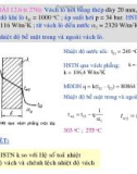 Bài tập truyền nhiệt số 1