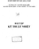 Bài tập Kỹ thuật nhiệt - Học viện Kỹ thuật Quân sự