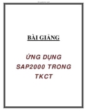 Bài giảng ứng dụng tin học SAP2000