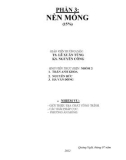 PHẦN 3: NỀN MÓNG