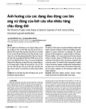 Ảnh hưởng của các dạng dao động cao lên ứng xử động của kết cấu nhà nhiều tầng chịu động đất