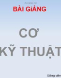 Bài giảng Cơ kỹ thuật - Phần 1: Lắp ghép