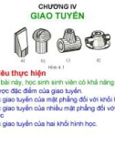 Bài giảng Bản vẽ kỹ thuật - Chương 4: Giao tuyến