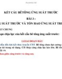 Kết cấu bê tông ứng suất trước-Bài 3: UST và tổn hao UST