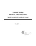 Procedures for ASME Performance Test Code Committees phần 1