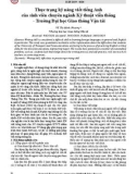 Thực trạng kỹ năng viết tiếng Anh của sinh viên chuyên ngành Kỹ thuật viễn thông - Trường Đại học Giao thông Vận tải