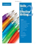 Ebook Skills for effective Writing 2: Part 1