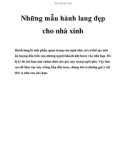 Những mẫu hành lang đẹp cho nhà xinh