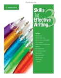 Ebook Skills for effective Writing 3: Part 1