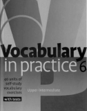 Ebook Vocabulary for practice 6 with tests (Upper intermediate)