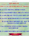 Bài giảng máy điện I - Phần 2 Máy biến áp - Chương 3