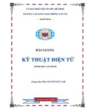 Giáo trình Kỹ thuật điện tử - CĐ Giao thông Vận tải