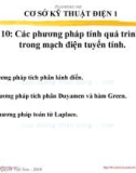 Bài giảng Cơ sở kỹ thuật điện: Chương 10 - TS. Nguyễn Việt Sơn