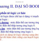 Bài giảng Kỹ thuật số và vi xử lý: Chương 2 - ĐH Bách Khoa