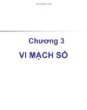 Bài giảng Điện tử số (Digital Electronics) - Chương 3: Vi mạch số