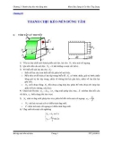 Bài tập Sức bền vật liệu: Chương 3 - Thanh chịu kéo, nén đúng tâm