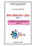 Bài giảng Sức bền vật liệu 1 - ĐH Phạm Văn Đồng