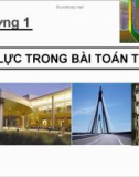 Bài giảng Sức bền vật liệu 1 - Chương 1: Nội lực trong bài toán thanh