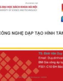 Bài giảng Công nghệ và khuôn dập tạo hình: Chương 3 - TS. Đinh Văn Duy