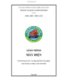 Giáo trình Máy điện (Nghề: Điện công nghiệp - Cao đẳng) - Trường Cao đẳng Cơ giới Ninh Bình (2021)