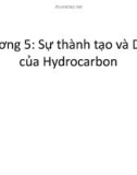 Bài giảng Địa chất dầu khí - Chương 5: Sự thành tạo và di cư của Hydrocarbon