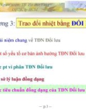 Chương 3: Trao đổi nhiệt bằng đối lưu