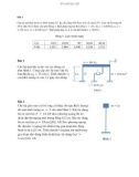 Bài tập Địa chất công trình Chương 2