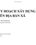 Bài giảng Quy hoạch xây dựng trên địa bàn xã