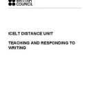 ICELT distance unit: Teaching and responding to writing