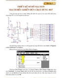 Thiết kế sơ đồ mạch in - mạch điều khiển đèn chạy dùng 4017