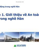 Bài giảng An toàn lao động trong nghề Hàn: Module 1 - Bài 3