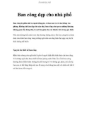 Ban công đẹp cho nhà phố