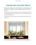 Làm đẹp nhà với lọ thủy tinh cũ